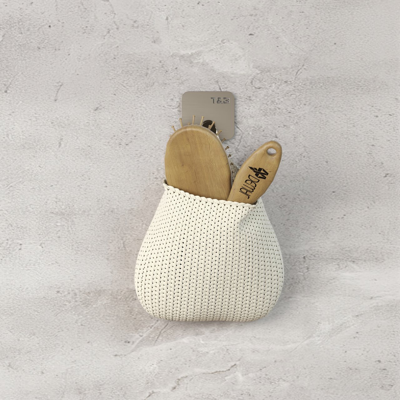 T&B ENKEL KNAGG BEIGE T&B ENKEL KNAGG BEIGE