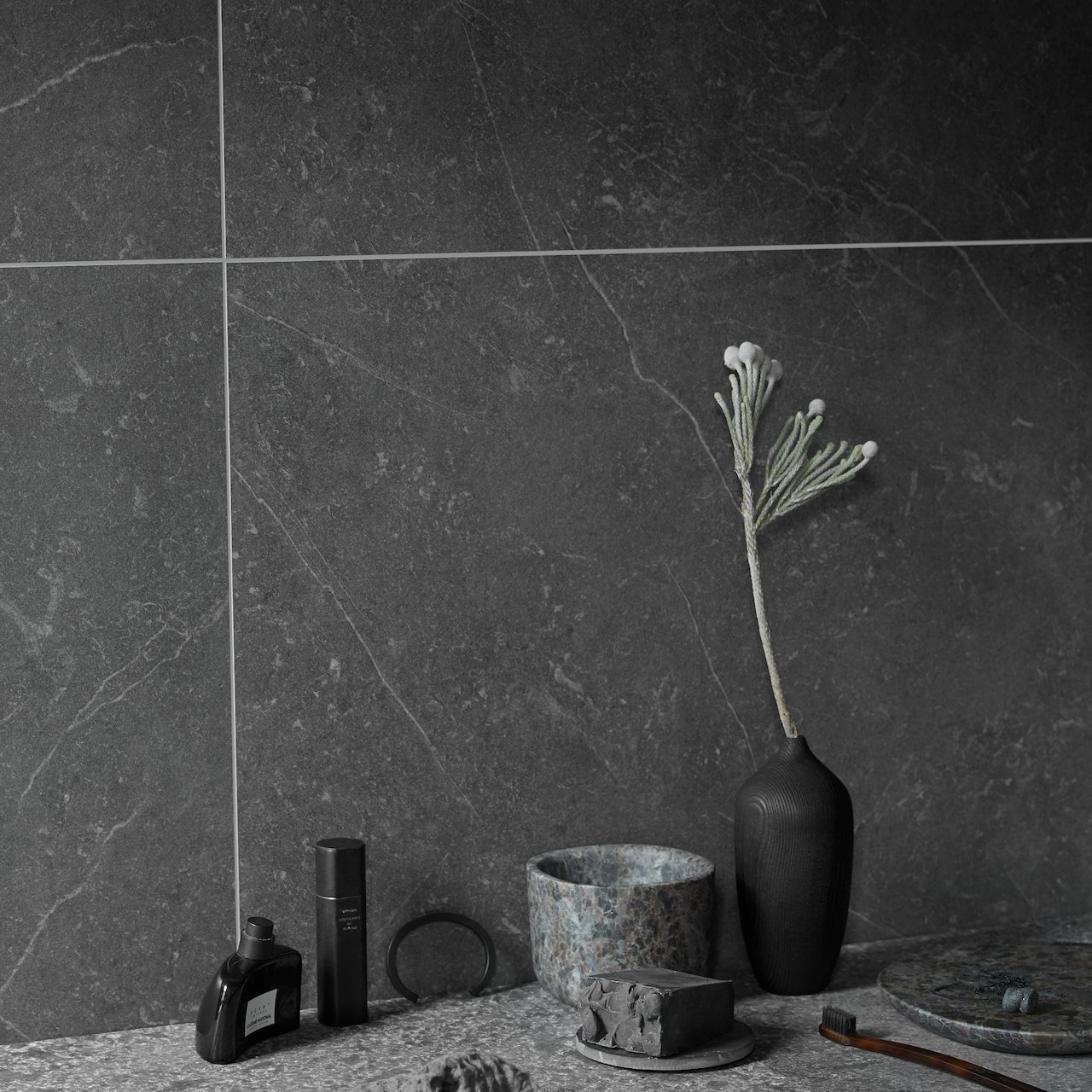 BERRYALLOC WALL&WATER STROMBOLI MARMOR 60X60 BADEROMSPANEL BERRYALLOC WALL&WATER STROMBOLI MARMOR 60X60 BADEROMSPANEL