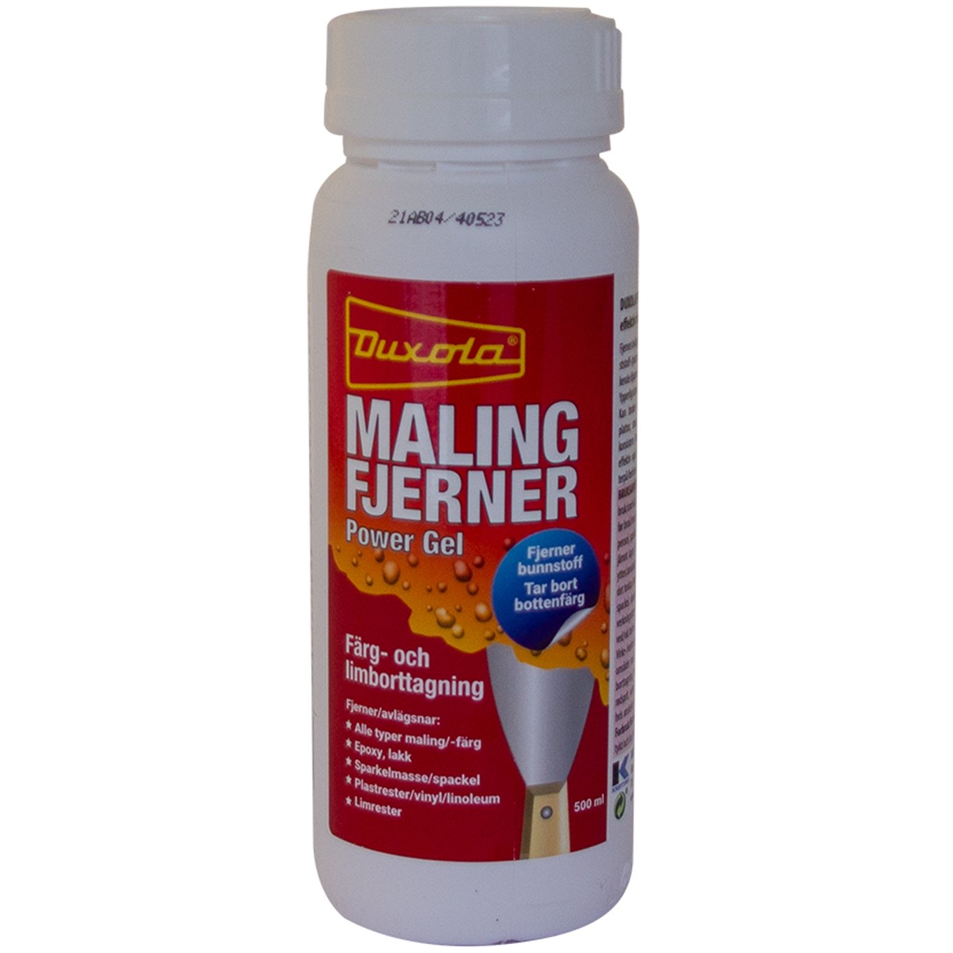 DUXOLA MALINGFJERNER POWER GEL 500 ML DUXOLA MALINGFJERNER POWER GEL 500 ML