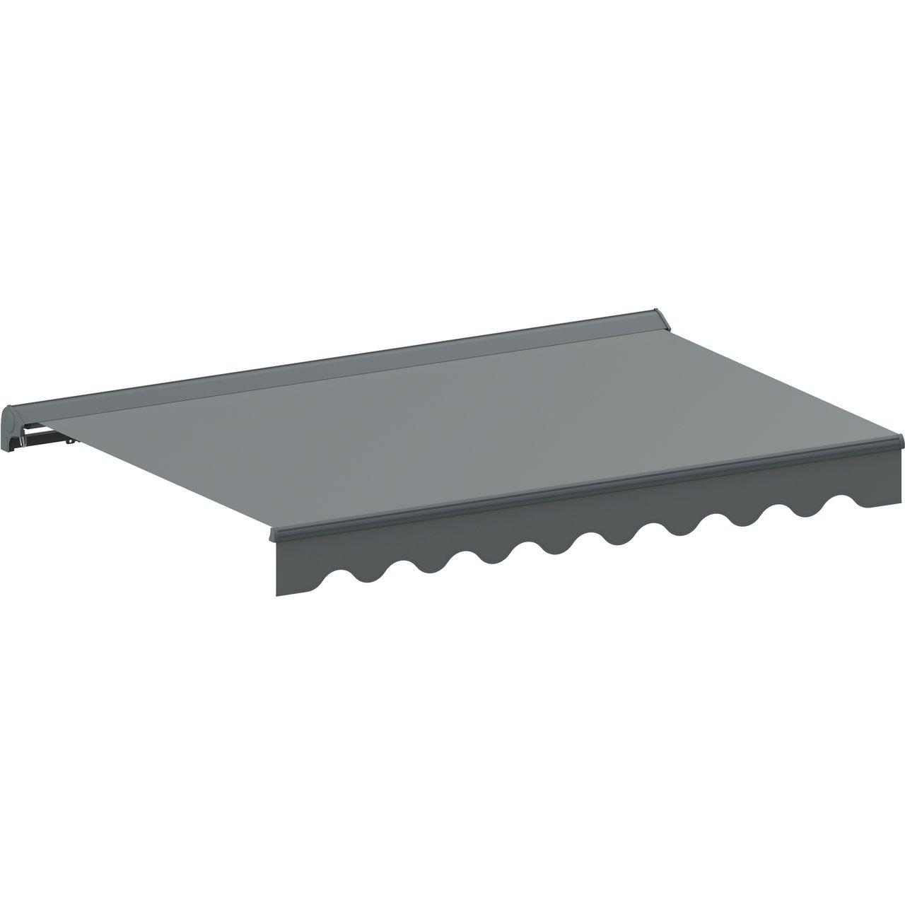 MARKISE 2,95X2.5M GRÅ HALVKASSETT