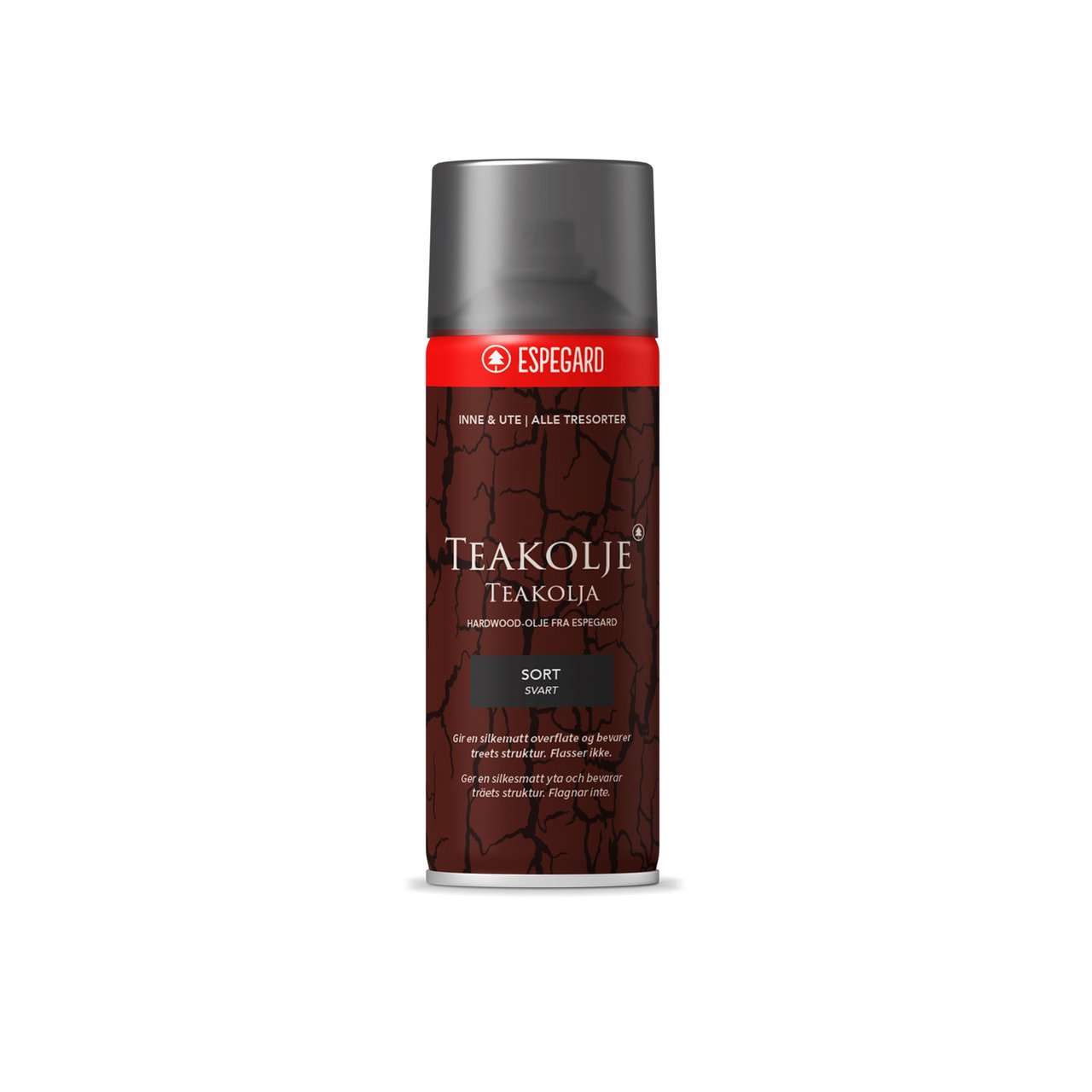 ESPEGARD TEAKOLJE SORT SPRAY 500ML ESPEGARD TEAKOLJE SORT SPRAY 500ML