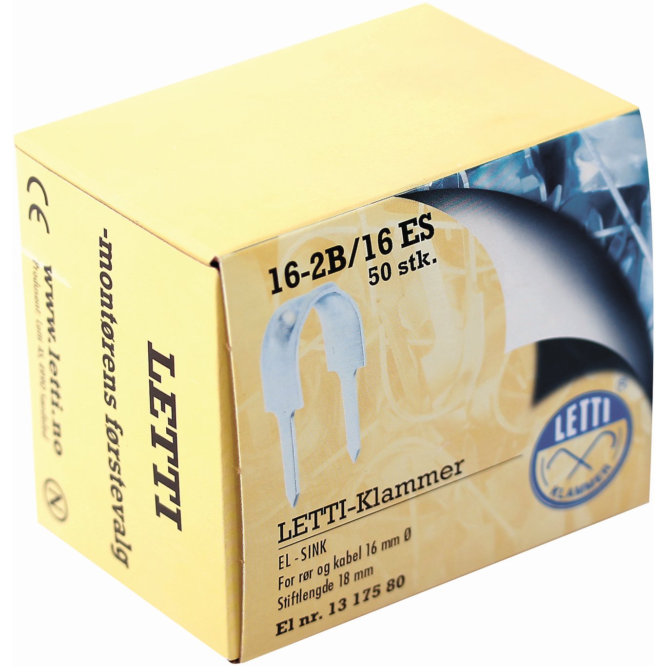 LETTI KLAMMER 16-2B/16 SG 50STK LETTI KLAMMER 16-2B/16 SG 50STK