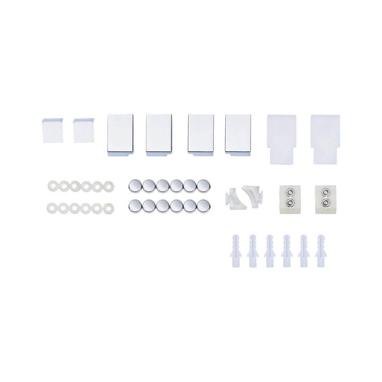 CELESTE FASTO SKRUESETT FOR SKYVEDØR KROM