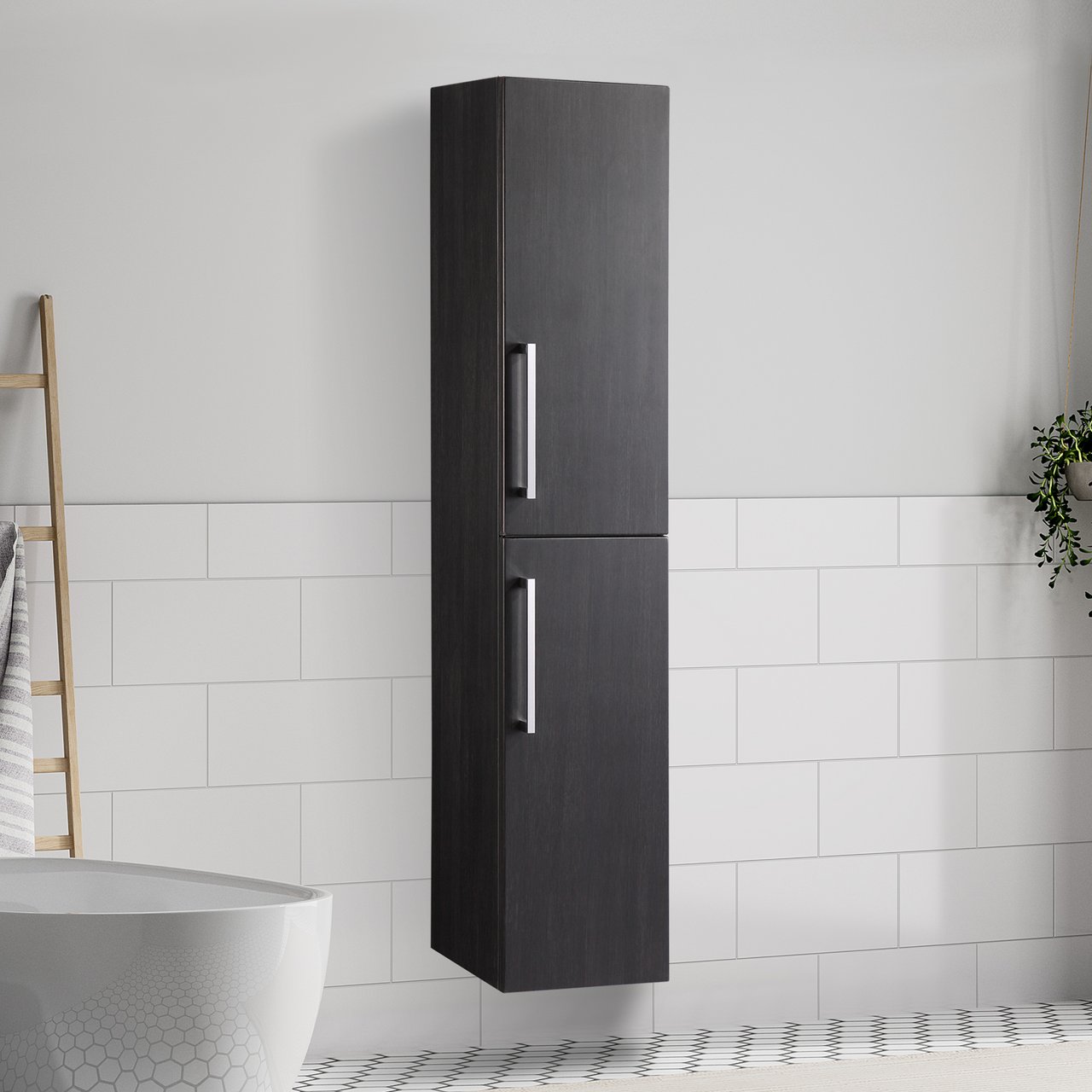 LIND LUXURY HØYSKAP SORT LIND LUXURY HØYSKAP SORT