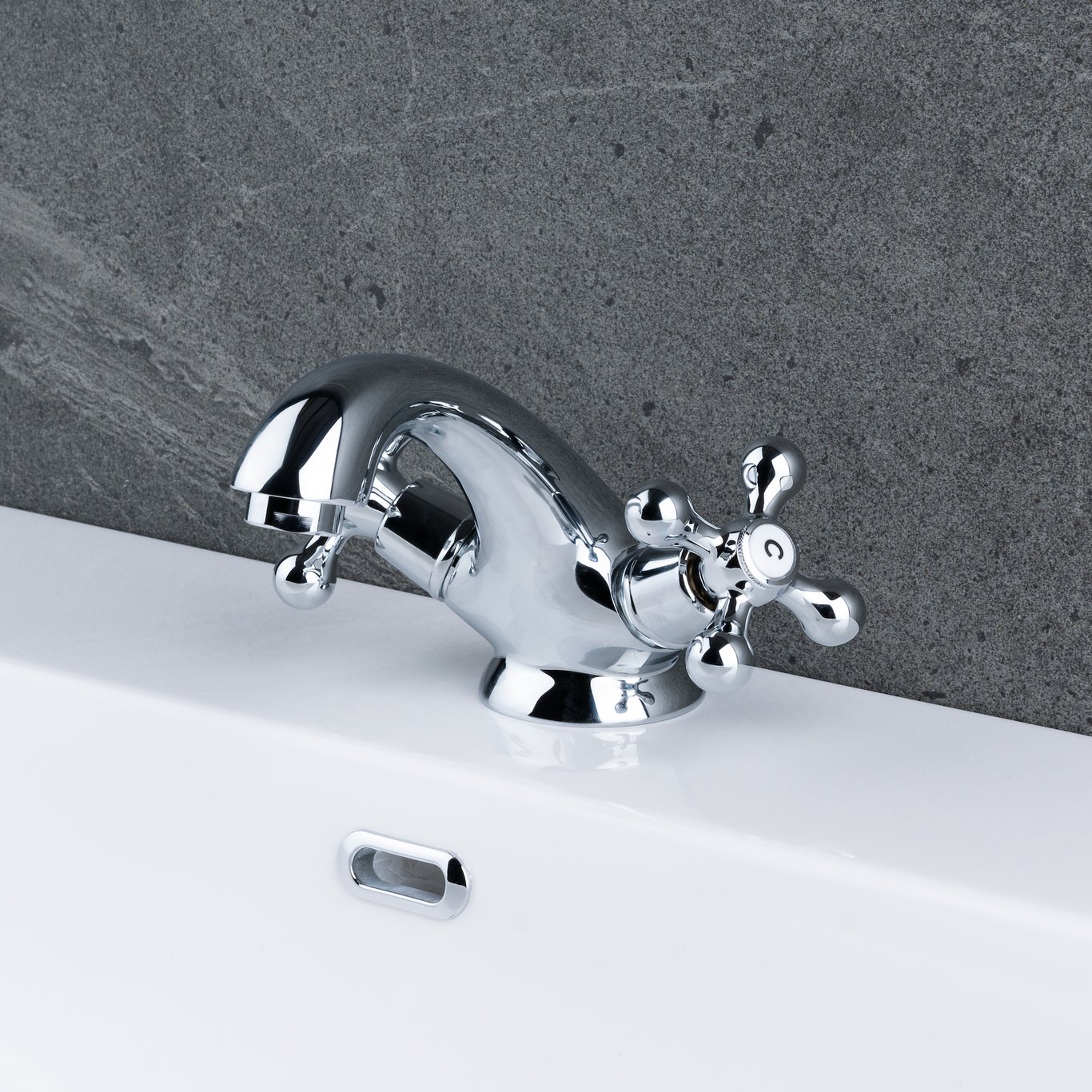 CELESTE HULL SERVANTBATTERI, KROM CELESTE HULL SERVANTBATTERI, KROM