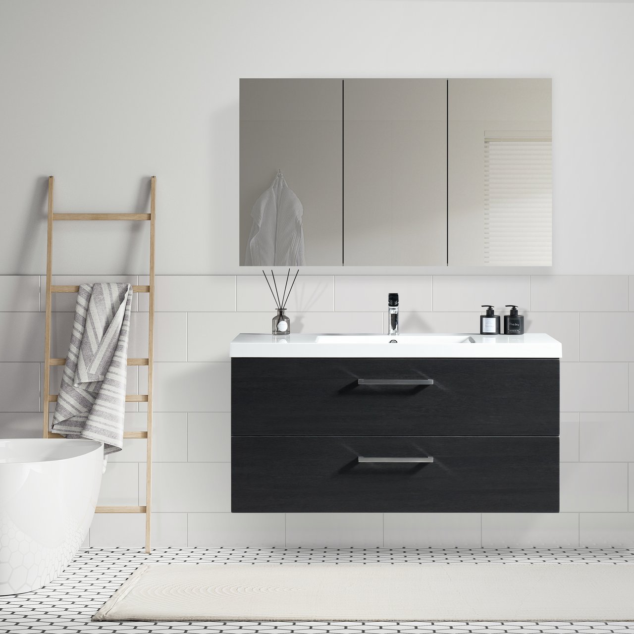 LIND LUXURY 120 SORT ENKEL SERVANTSKAP LIND LUXURY 120 SORT ENKEL SERVANTSKAP