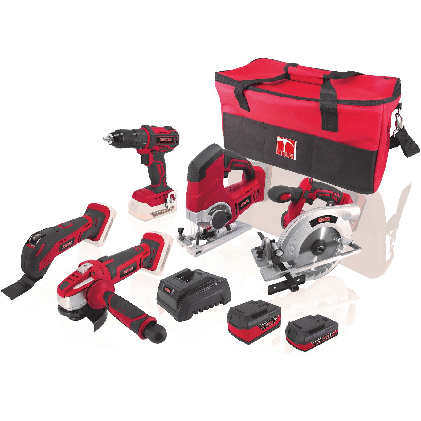 MJØLNER VERKTØYSETT M/BAG 8 DELER 18V MJØLNER VERKTØYSETT M/BAG 8 DELER 18V