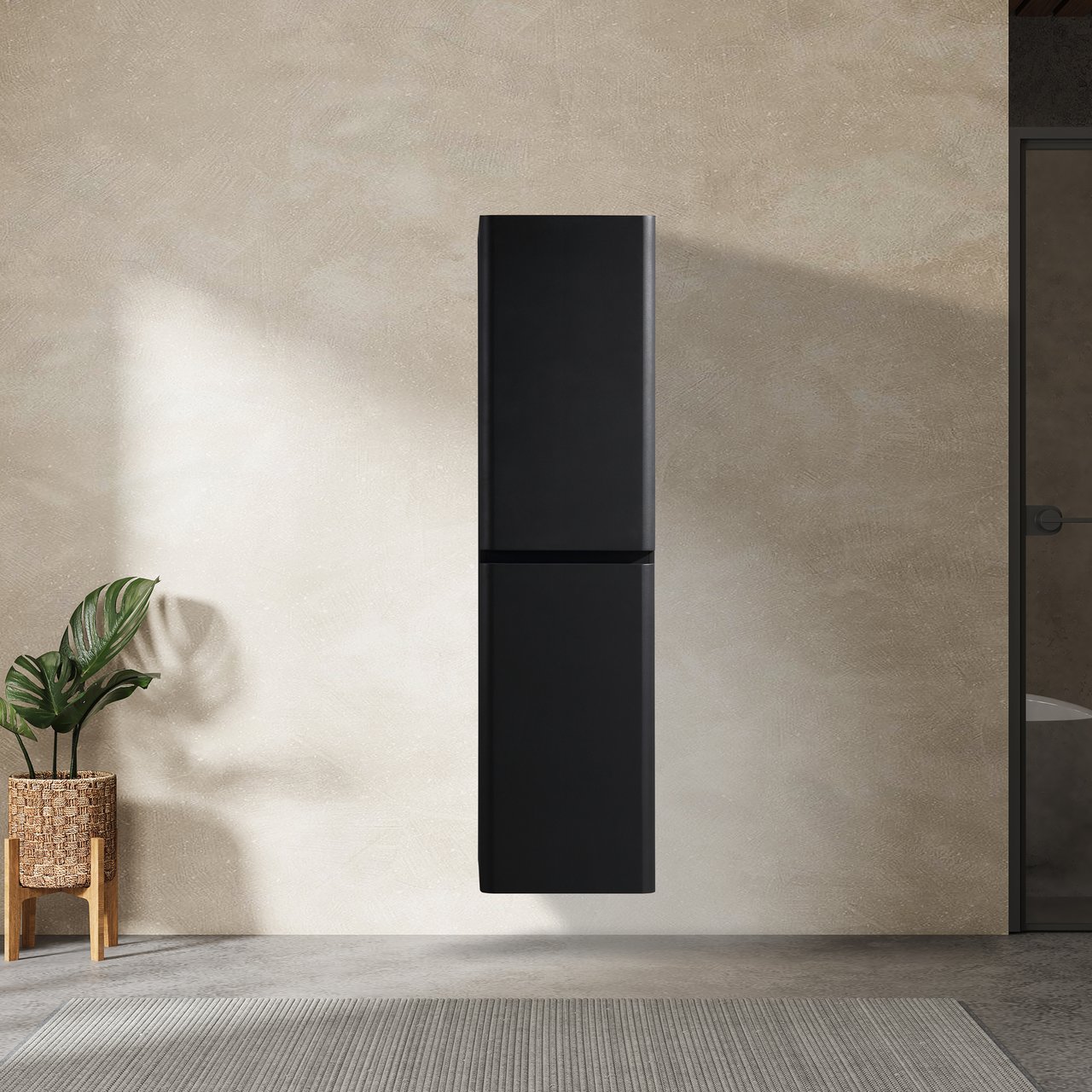 LIND MAGICAL SORT HØYSKAP HØYRE 40 CM LIND MAGICAL SORT HØYSKAP HØYRE 40 CM