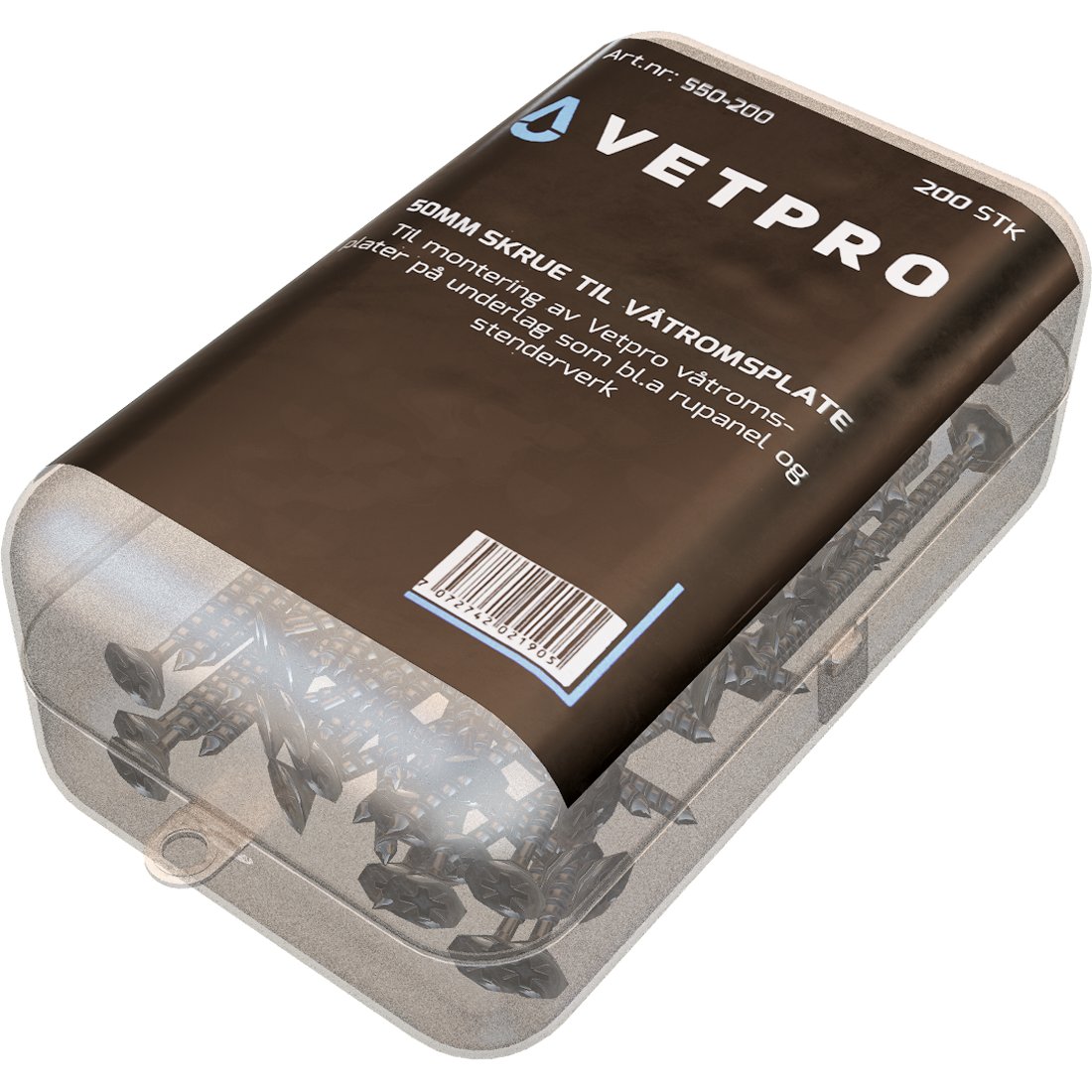 VETPRO 50MM SKRUE 200 STK VETPRO 50MM SKRUE 200 STK
