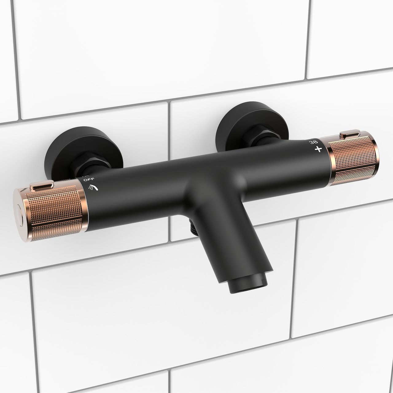 CELESTE WAKEFIELD KAR - OG DUSJTERMOSTAT SORT/KOBBER CELESTE WAKEFIELD KAR - OG DUSJTERMOSTAT SORT/KOBBER