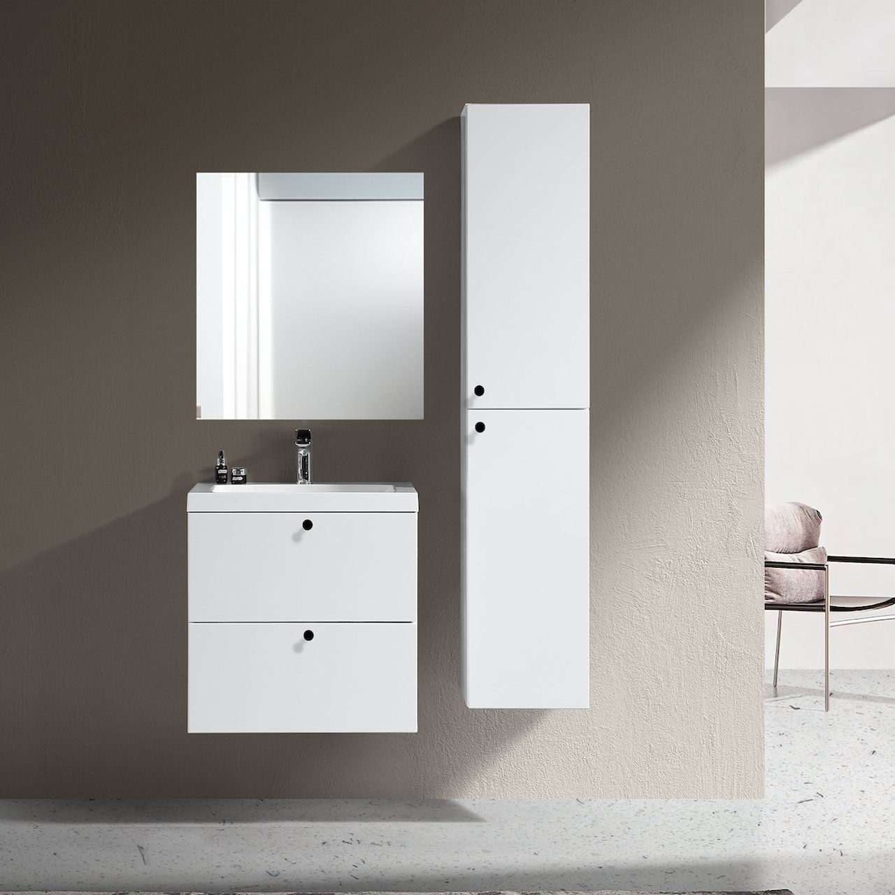 LIND DELIGHT 60 BADEROMSMØBEL HVIT LIND DELIGHT 60 BADEROMSMØBEL HVIT