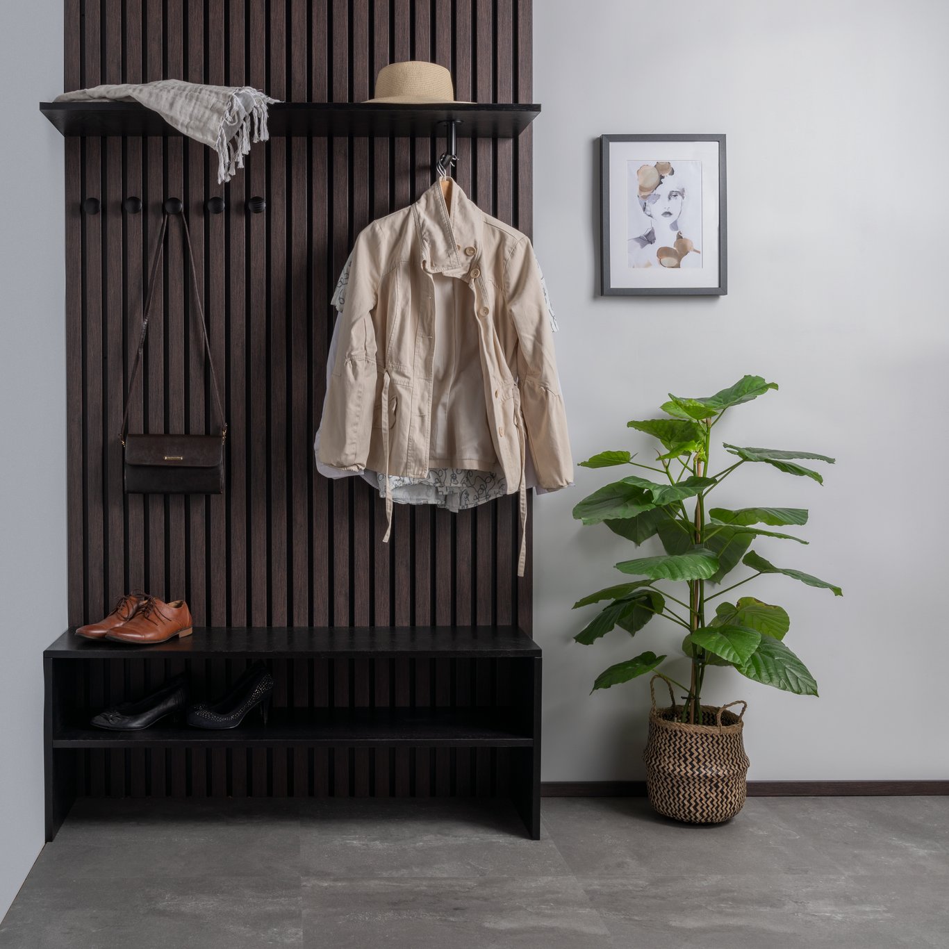 LIND SPILEELEMENT FOLIE MØRKBRUN TRE 2390X600X18 11 SPILER 12X40 LIND SPILEELEMENT FOLIE MØRKBRUN TRE 2390X600X18 11 SPILER 12X40