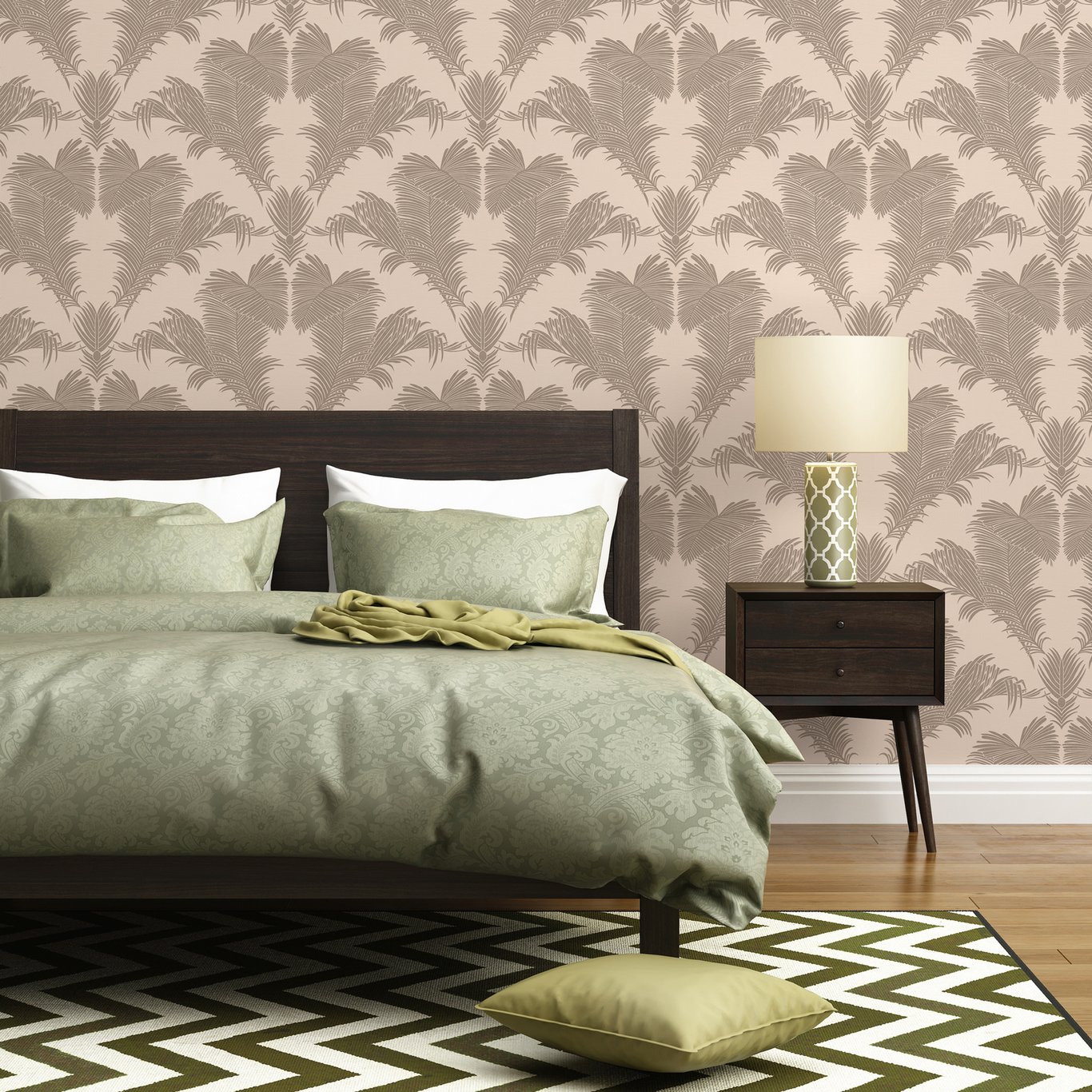 INNOVA TREND TAPET BLADER BRUN/BEIGE VAREPRØVE INNOVA TREND TAPET BLADER BRUN/BEIGE VAREPRØVE