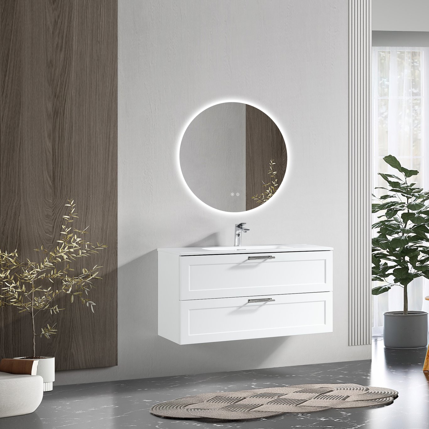 LIND COMFORT 120 BADEROMSMØBEL HVIT LIND COMFORT 120 BADEROMSMØBEL HVIT