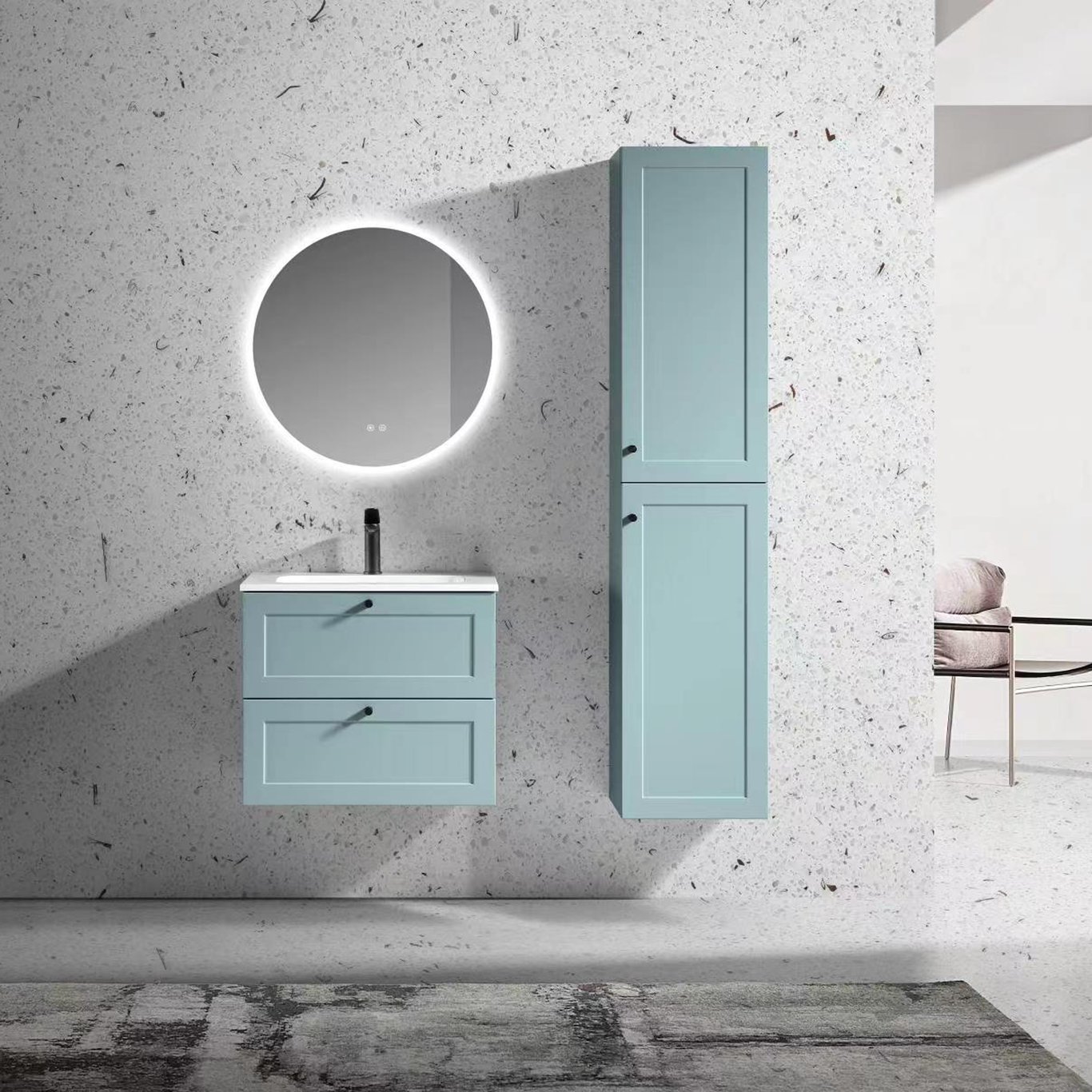 LIND COMFORT 60 BADEROMSMØBEL LIGHT BLUE LIND COMFORT 60 BADEROMSMØBEL LIGHT BLUE