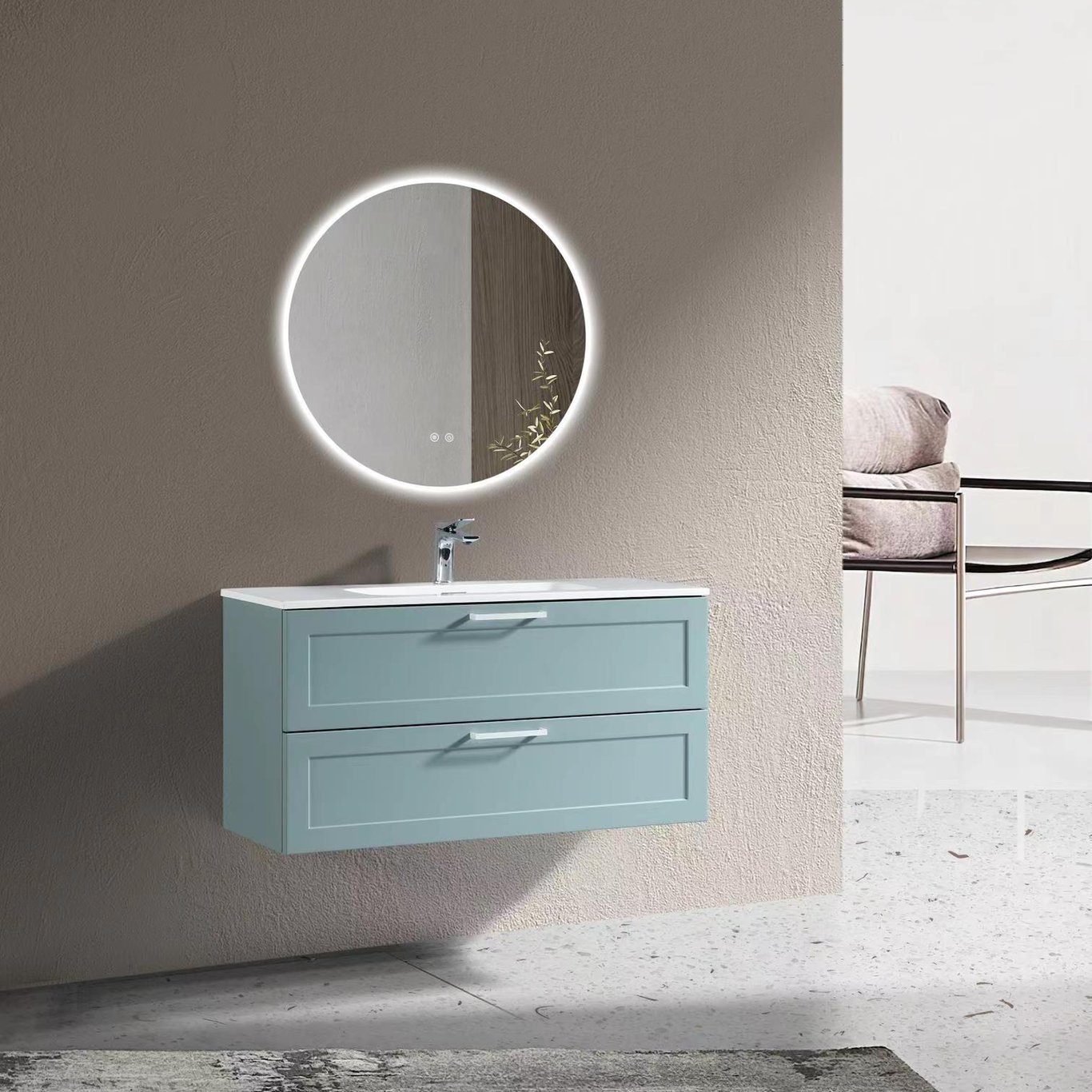 LIND COMFORT 100 BADEROMSMØBEL LIGHT BLUE LIND COMFORT 100 BADEROMSMØBEL LIGHT BLUE