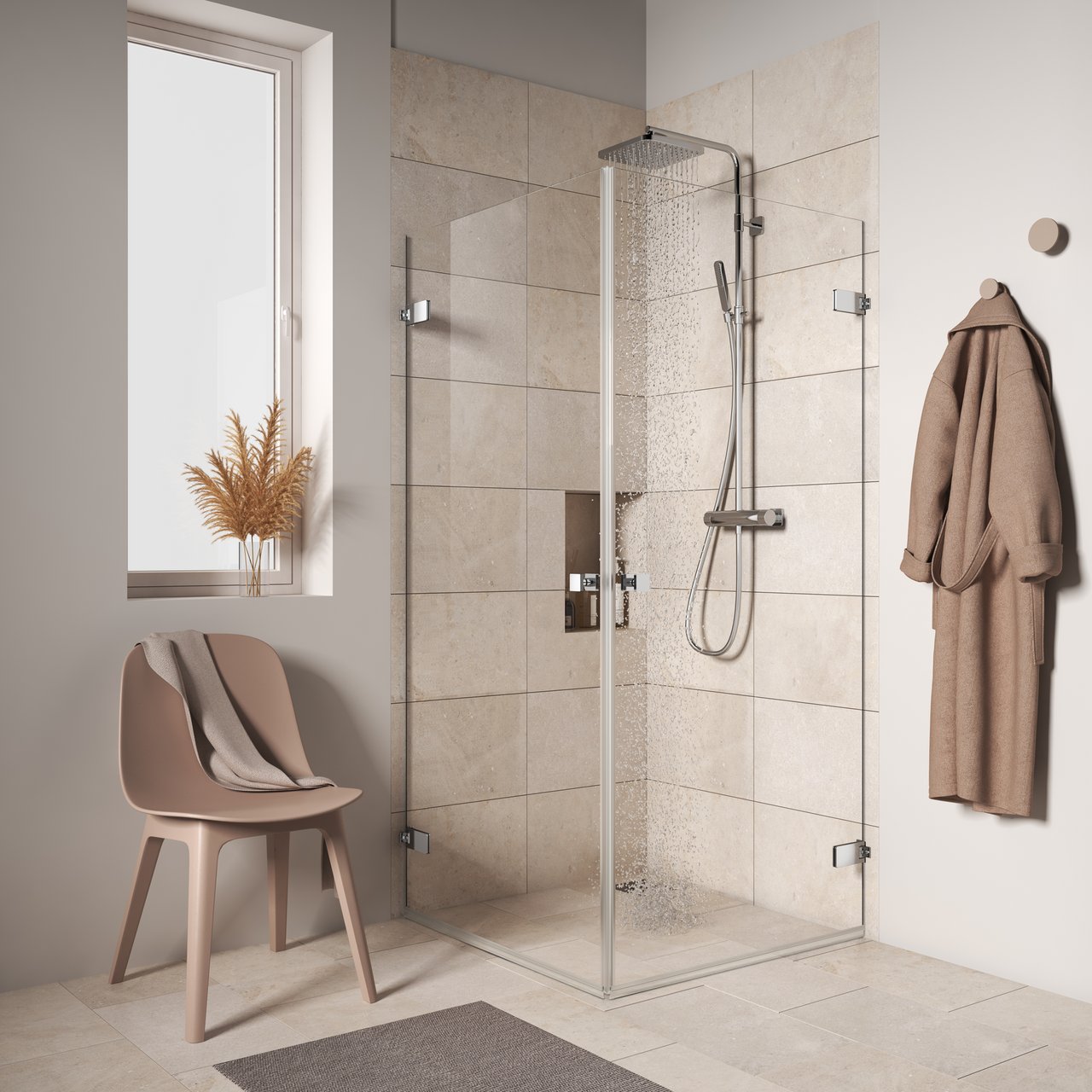 CELESTE VETRO DUSJDØR 90X190 CM M/SIKKERHETSFOLIE CELESTE VETRO DUSJDØR 90X190 CM M/SIKKERHETSFOLIE