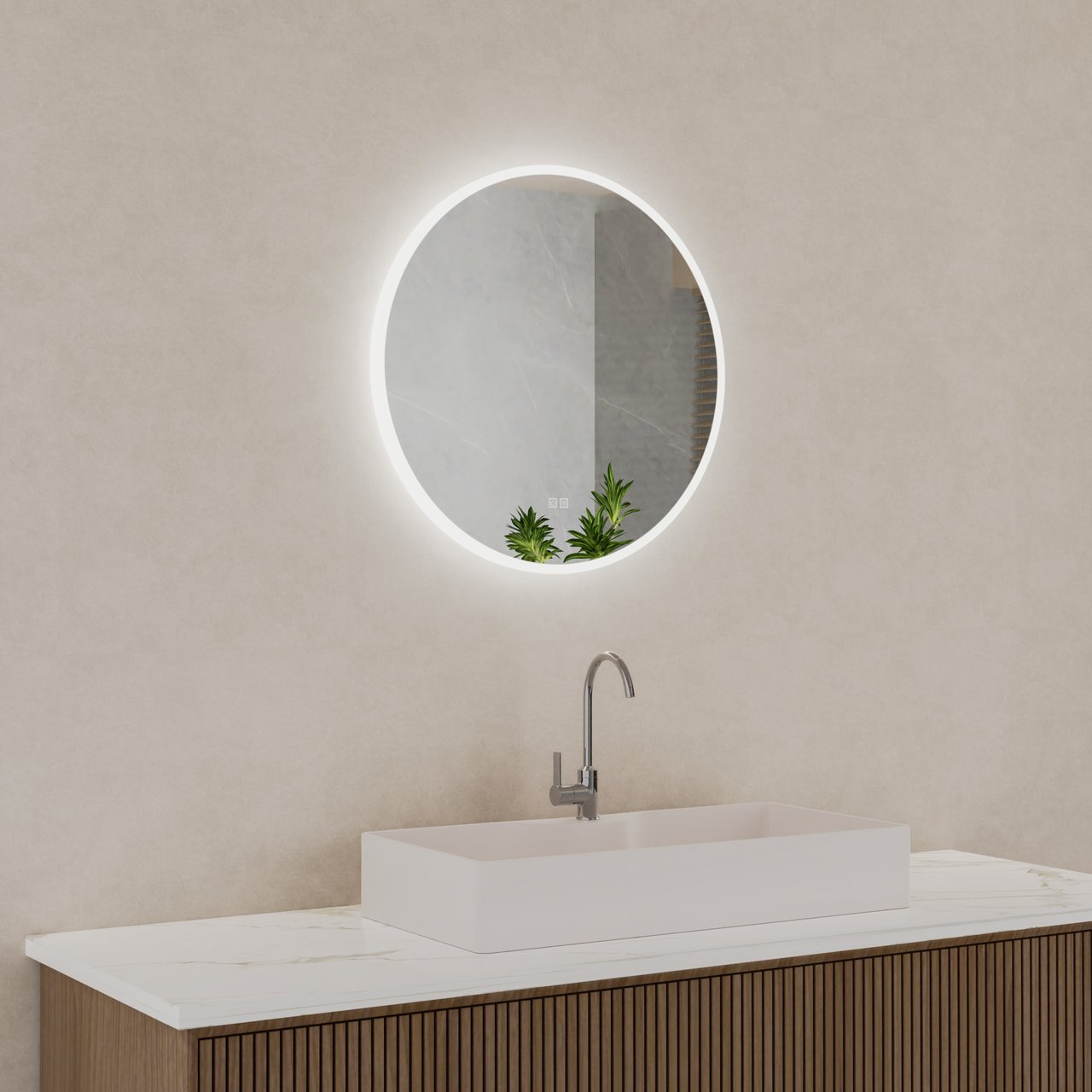 TREND MOON LYSSPEIL Ø70 CM TREND MOON LYSSPEIL Ø70 CM