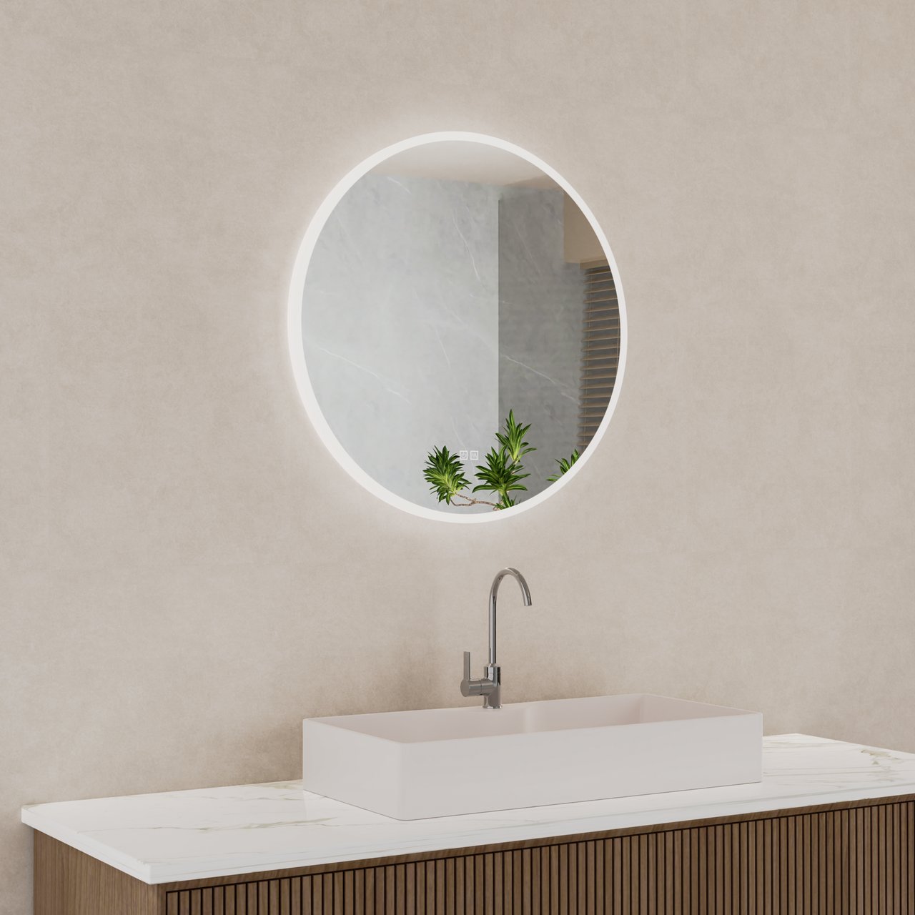 TREND MOON LYSSPEIL Ø80 CM TREND MOON LYSSPEIL Ø80 CM