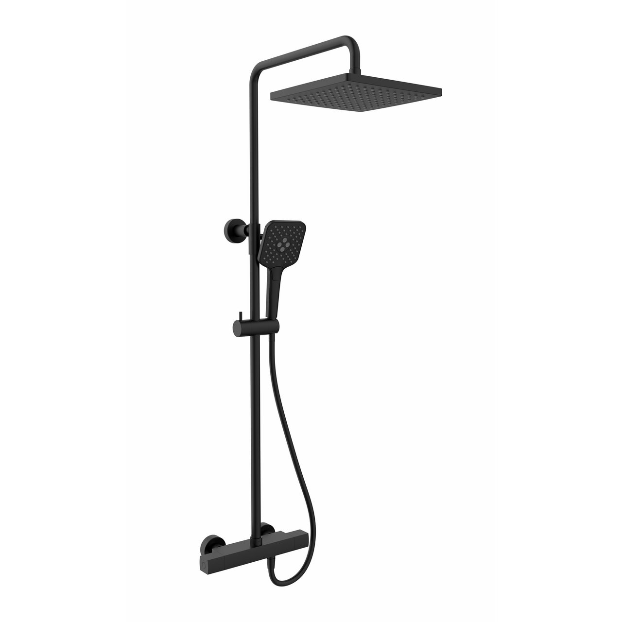 CELESTE STONE DUSJSETT M/DUSJTERMOSTAT MATT SORT CELESTE STONE DUSJSETT M/DUSJTERMOSTAT MATT SORT