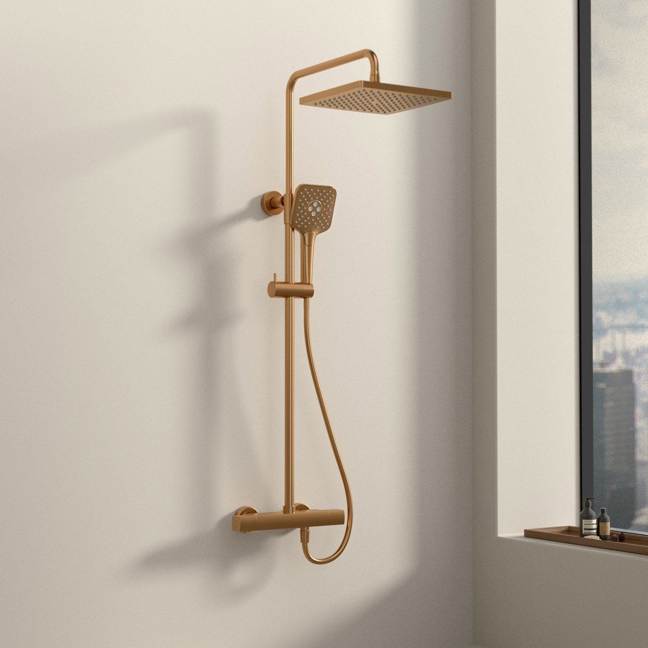 CELESTE STONE DUSJSETT M/DUSJTERMOSTAT MATT KOBBER CELESTE STONE DUSJSETT M/DUSJTERMOSTAT MATT KOBBER