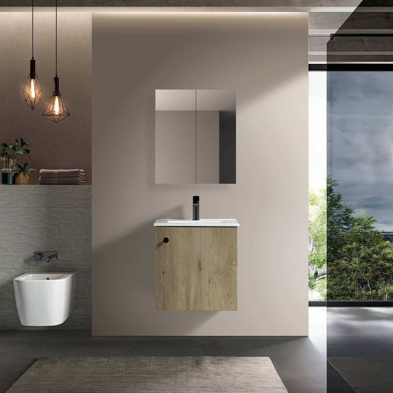 LIND SQUARE 50 BADEROMSMØBEL FOREST LIND SQUARE 50 BADEROMSMØBEL FOREST