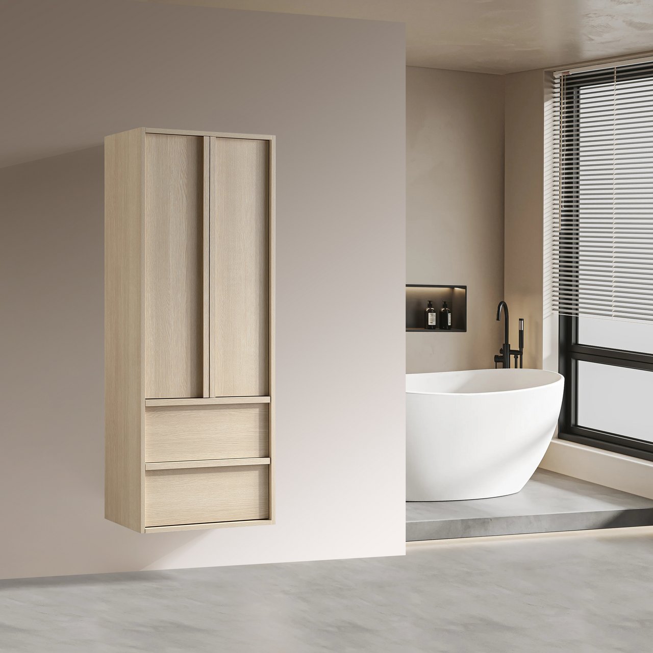 LIND AURA 60 DOBBEL HØYSKAP LIND AURA 60 DOBBEL HØYSKAP