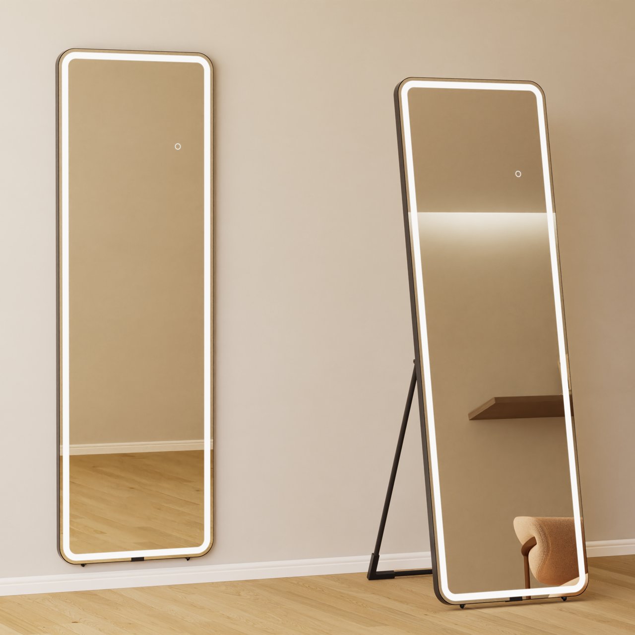 TREND BEAUTY SPEIL M/DIMMER 151,5X48,4 CM