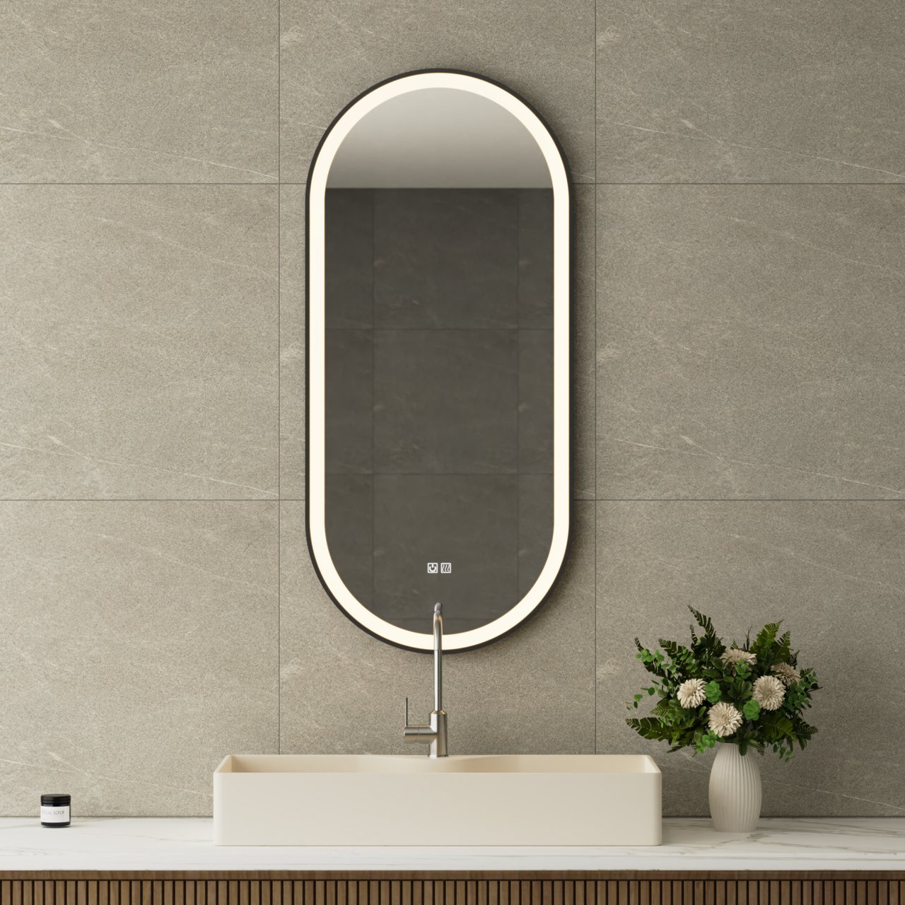 TREND OVAL SORT 110X50 CM