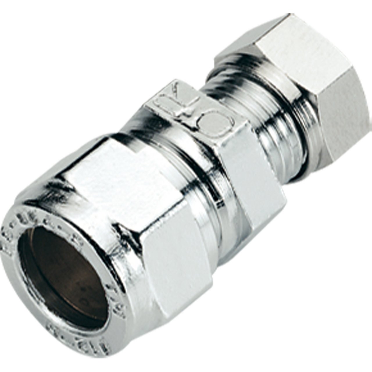 FONTA SKJØTEUNION 12MM FORKROMMET CU