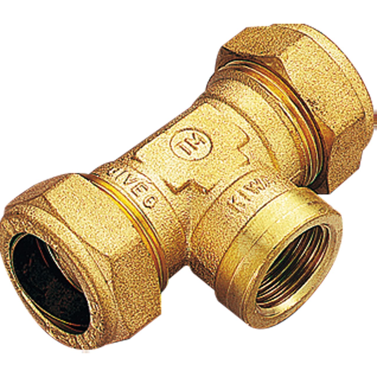 FONTA T-RØR M/MUFFE 15MM X 1/2" X 15MM PEX FONTA T-RØR M/MUFFE 15MM X 1/2" X 15MM PEX