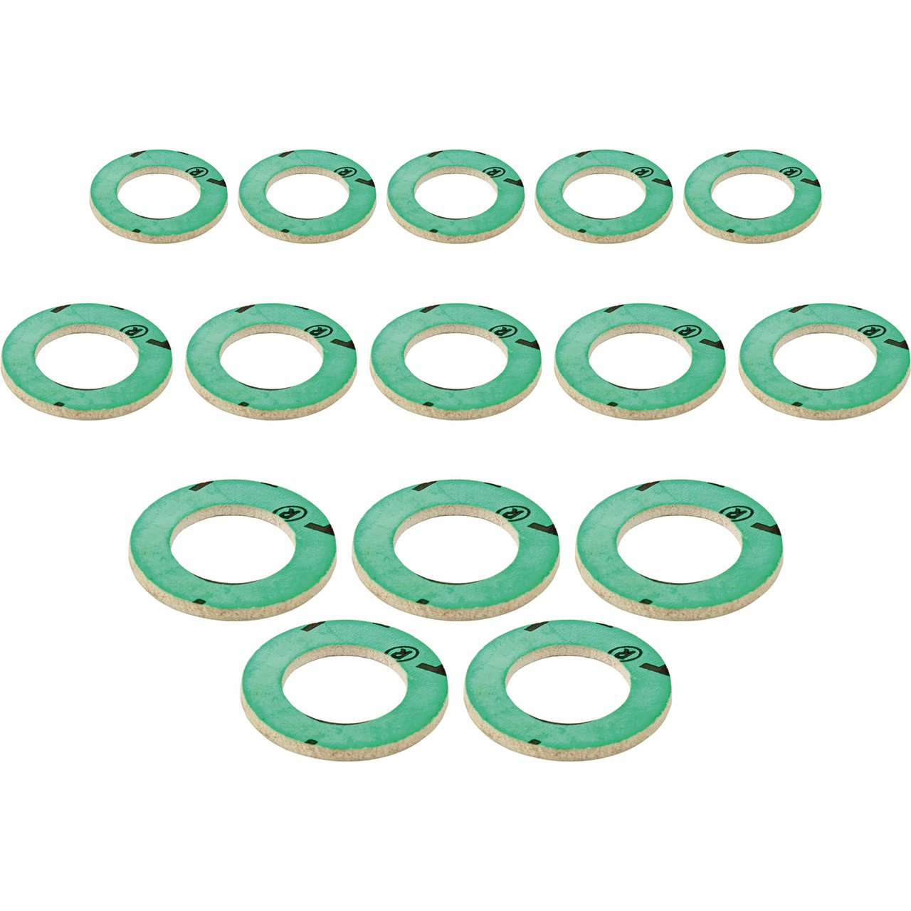 FONTA FIBERPAKNINGSETT 3/8", 1/2" & 3/4"