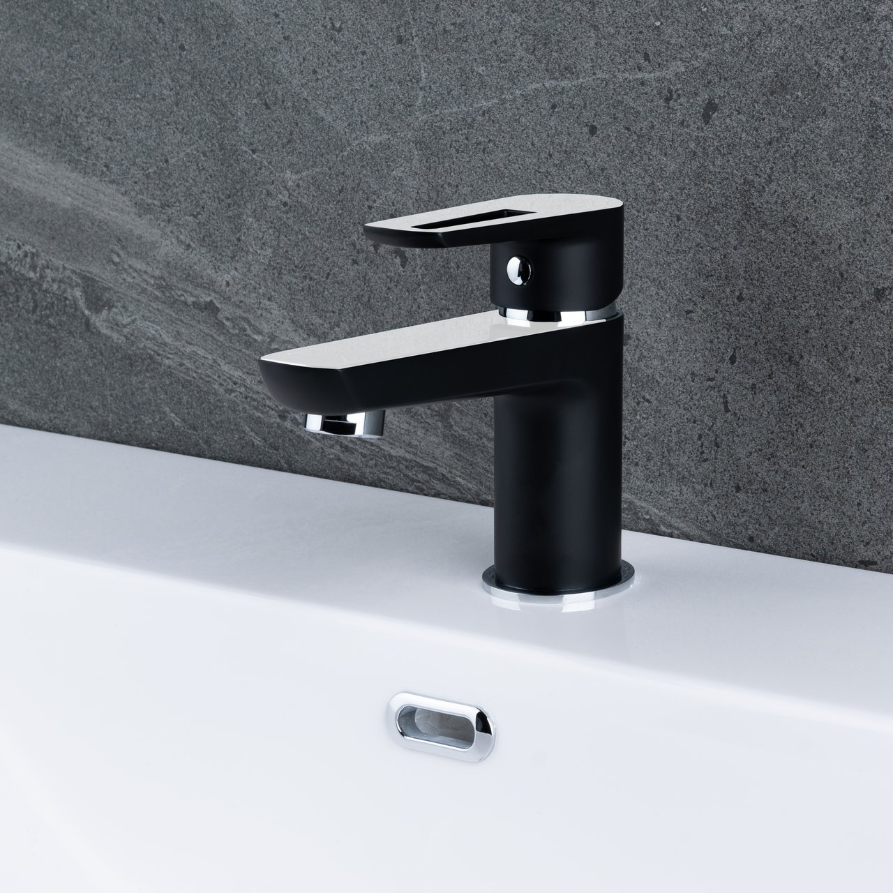 CELESTE MARLOW SERVANTBATTERI KROM/MATT SORT