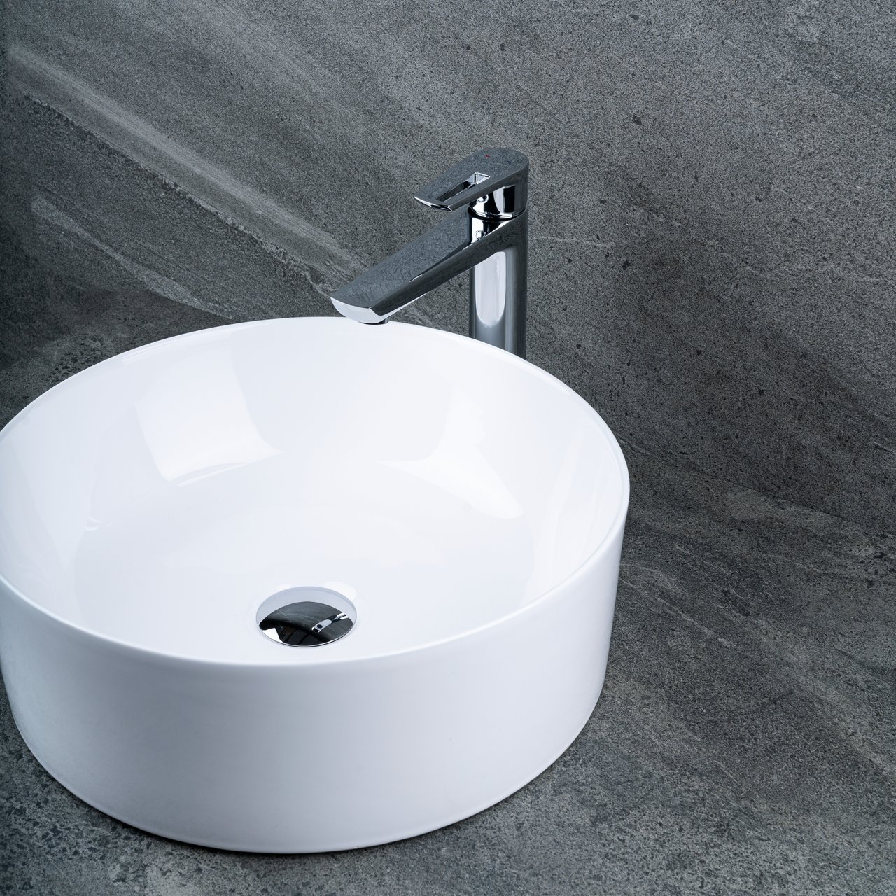 CELESTE MARLOW SERVANTBATTERI HØY, KROM