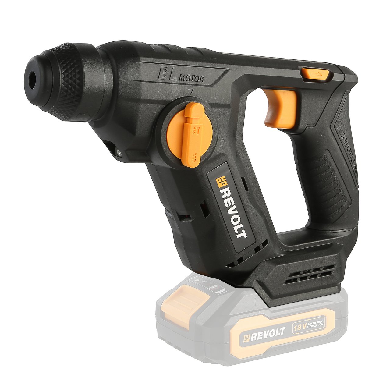 REVOLT IMPACT 18V BORHAMMER BØRSTELØS REVOLT IMPACT 18V BORHAMMER BØRSTELØS