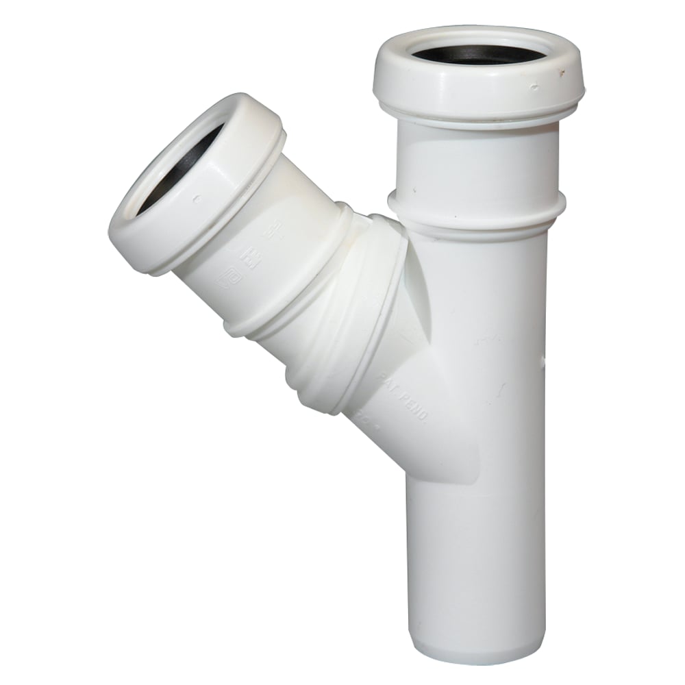 JOTIFLEX 32MM GRENRØR 45-90° 2 MUFFER HVIT JOTIFLEX 32MM GRENRØR 45-90° 2 MUFFER HVIT