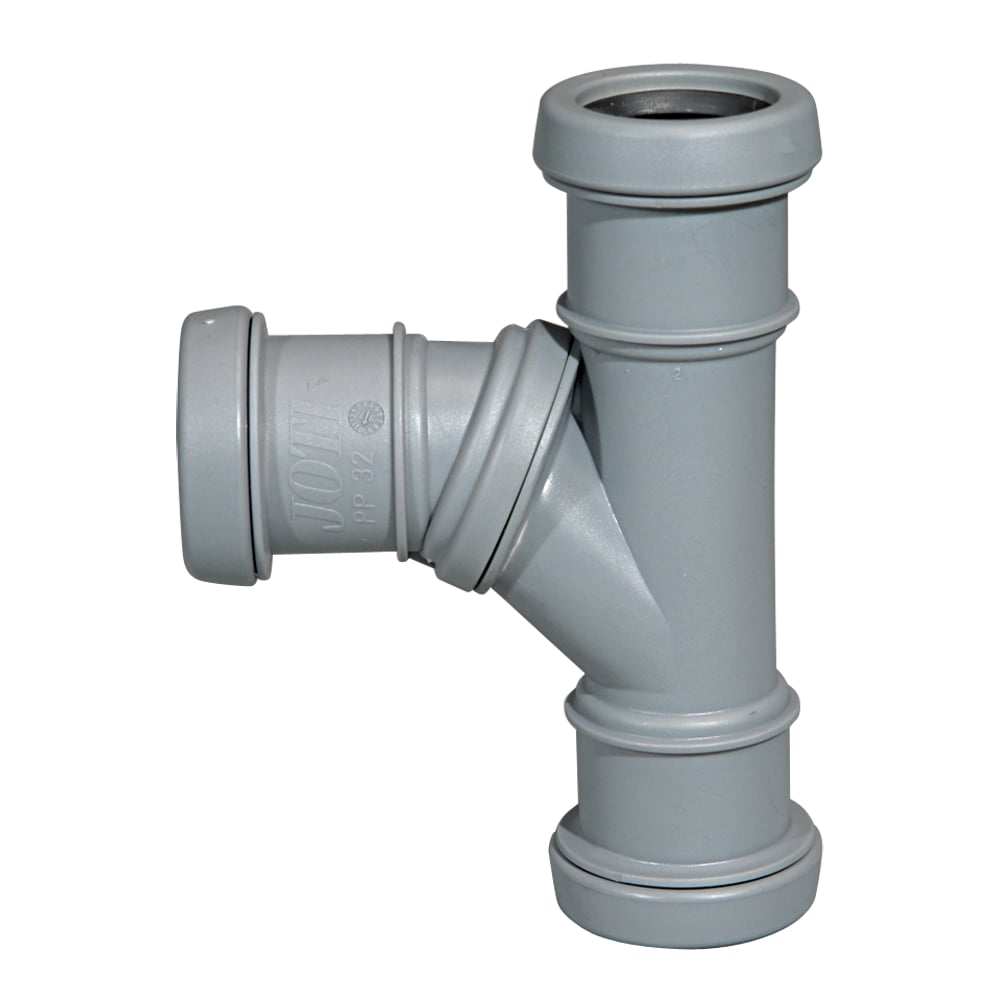 JOTIFLEX 40MM GRENRØR 45-90° ALLMUFFE GRÅ