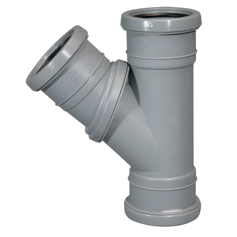 JOTIFLEX 75MM GRENRØR 45-90° ALLMUFFE GRÅ JOTIFLEX 75MM GRENRØR 45-90° ALLMUFFE GRÅ