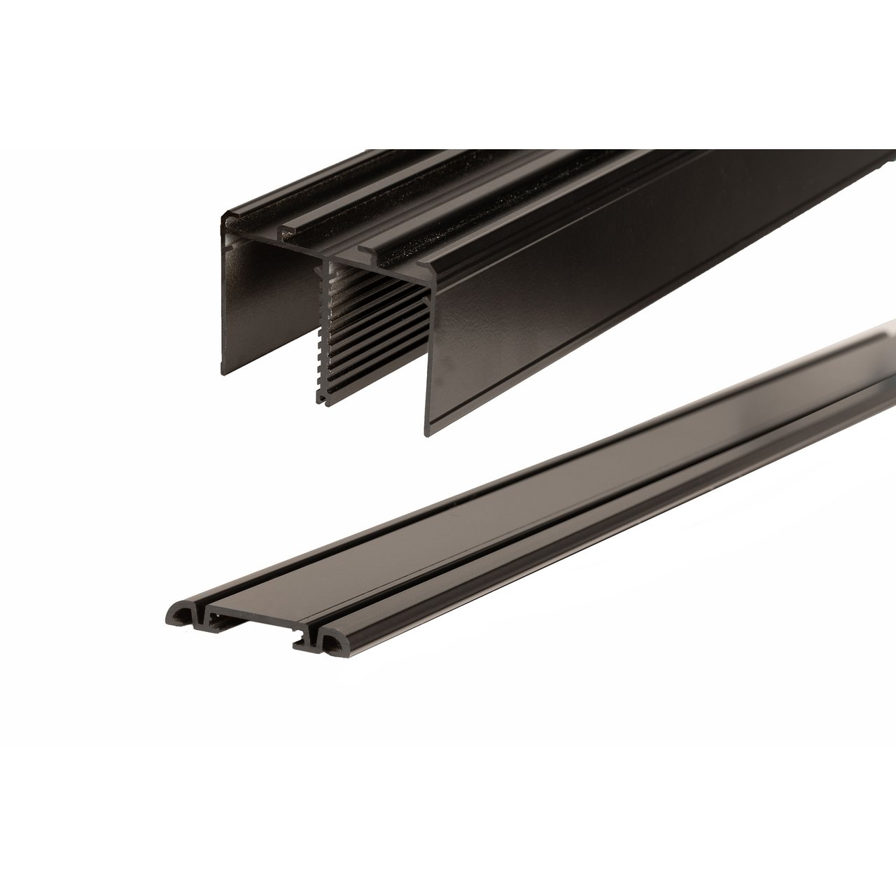 Lind Budget gulv/takskinne 245 cm sort Lind Budget gulv/takskinne 245 cm sort