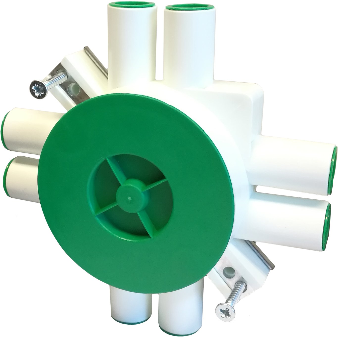 EGANT TAKBOKS 40MM. 8-LØP HVIT/GRØNN EGANT TAKBOKS 40MM. 8-LØP HVIT/GRØNN