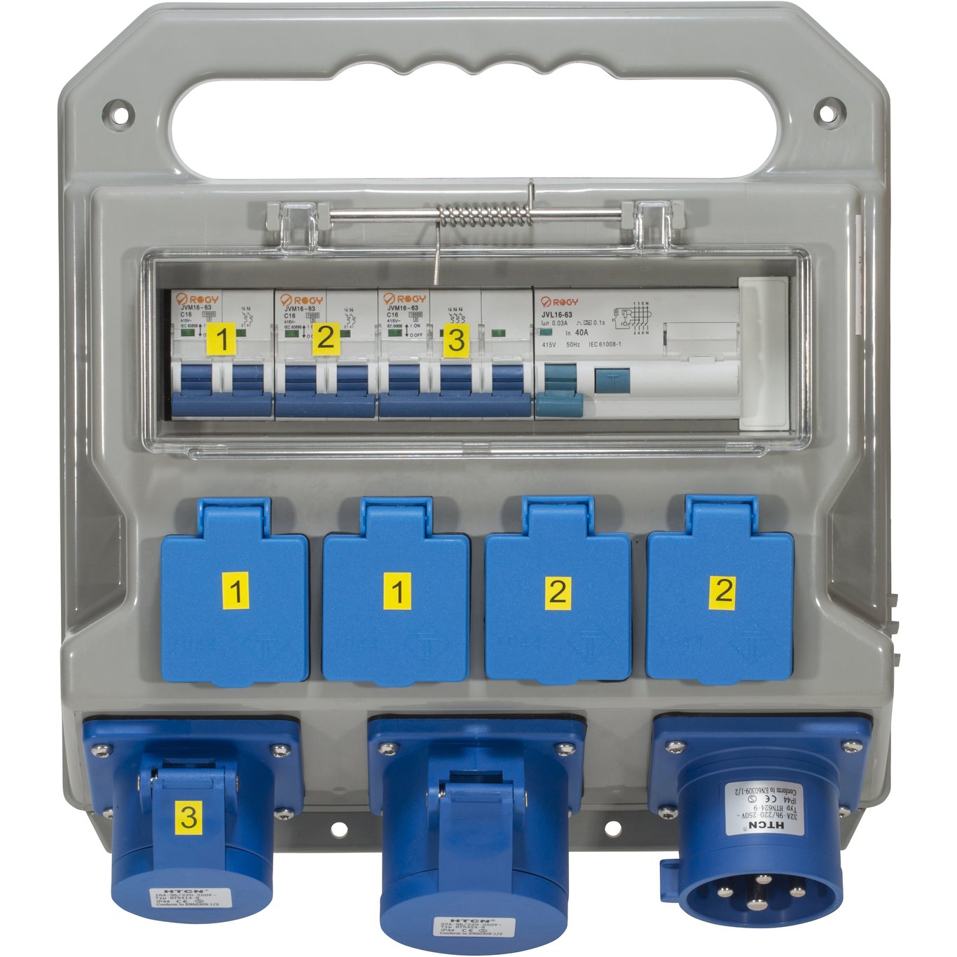 EGANT 230V BYGGSENTRAL IP44 332-9 INN 4-UTTAK EGANT 230V BYGGSENTRAL IP44 332-9 INN 4-UTTAK