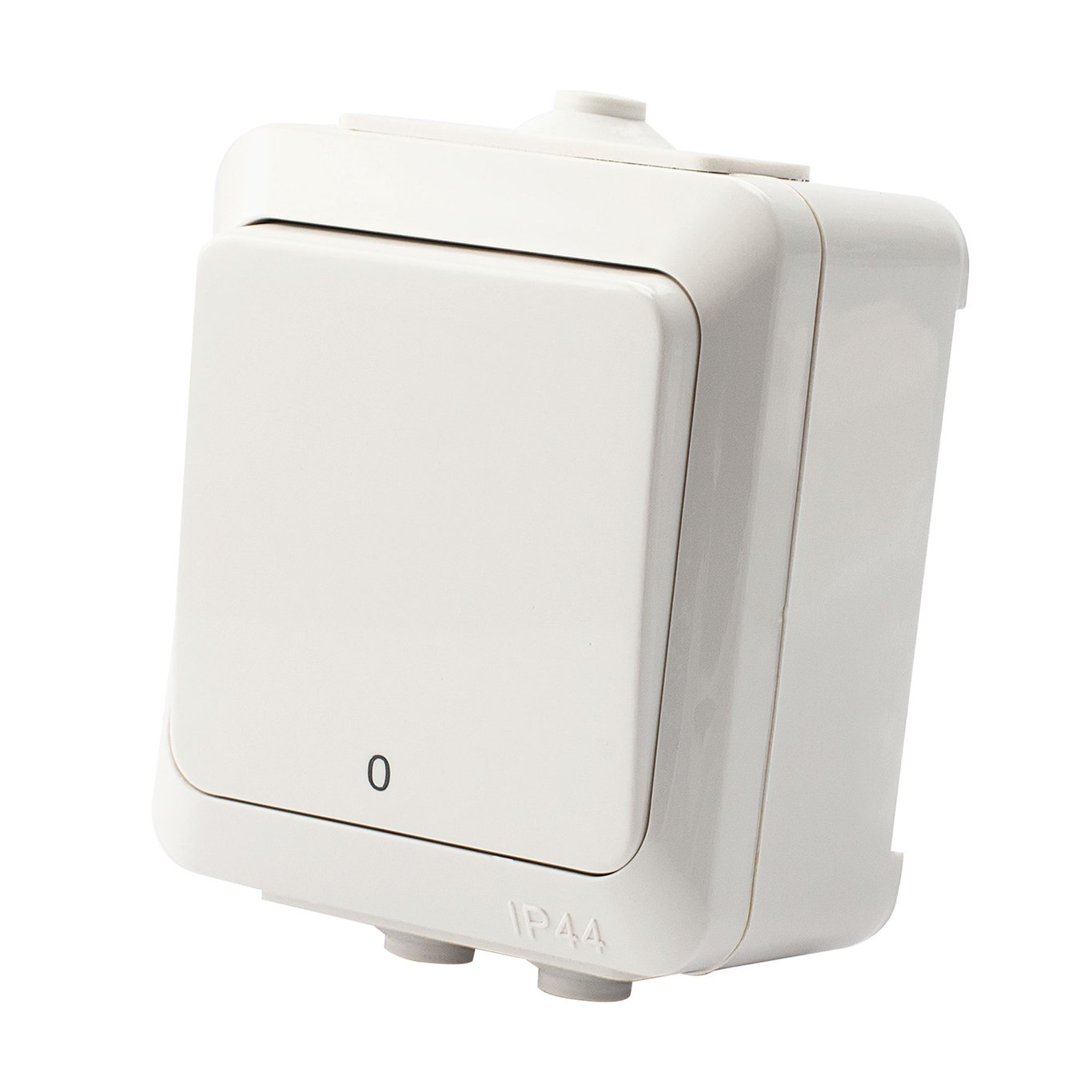EGANT BRYTER 2-POL IP44 PÅVEGG HVIT EGANT BRYTER 2-POL IP44 PÅVEGG HVIT