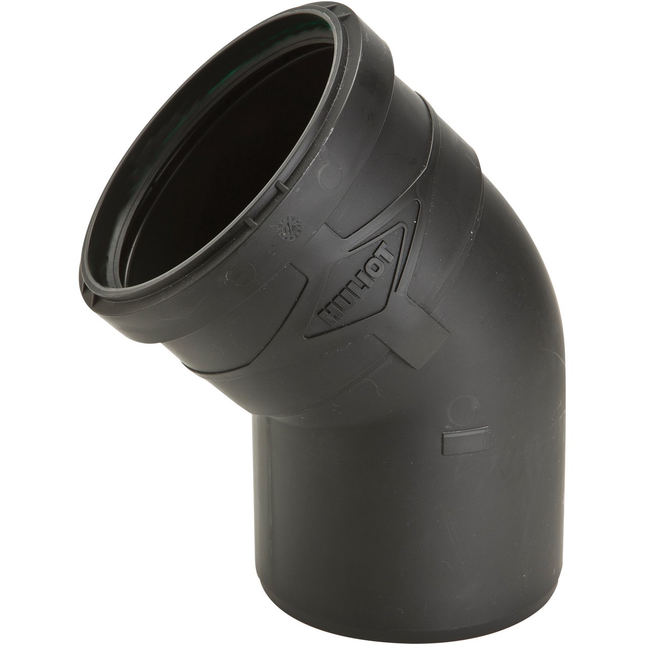 ULTRA SILENT BEND M/MUFFE 45° Ø110