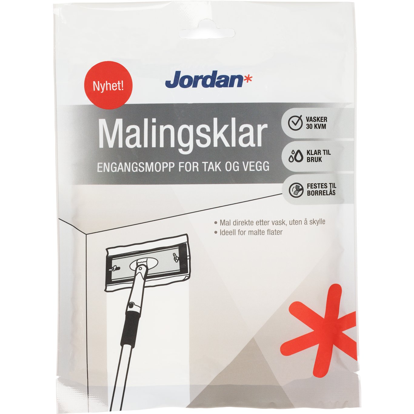 JORDAN ENGANGSMOPP MALINGSKLAR JORDAN ENGANGSMOPP MALINGSKLAR