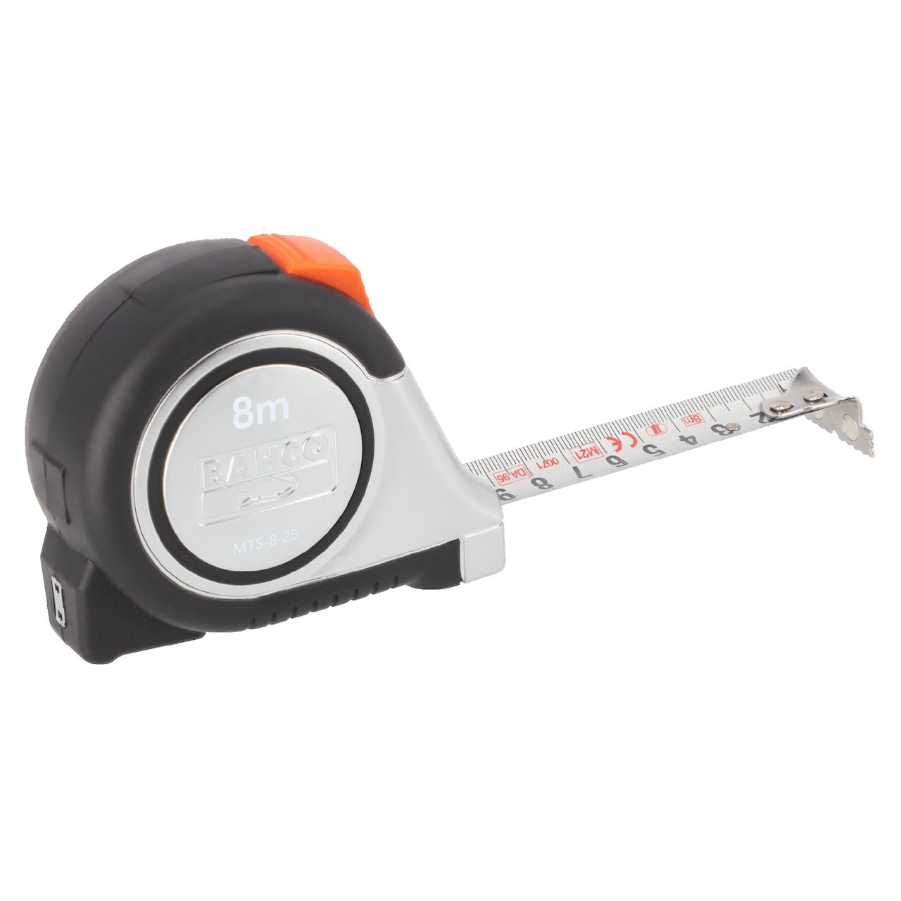 BAHCO MÅLEBÅND 8M MAGN/TOSIDIG RUSTF