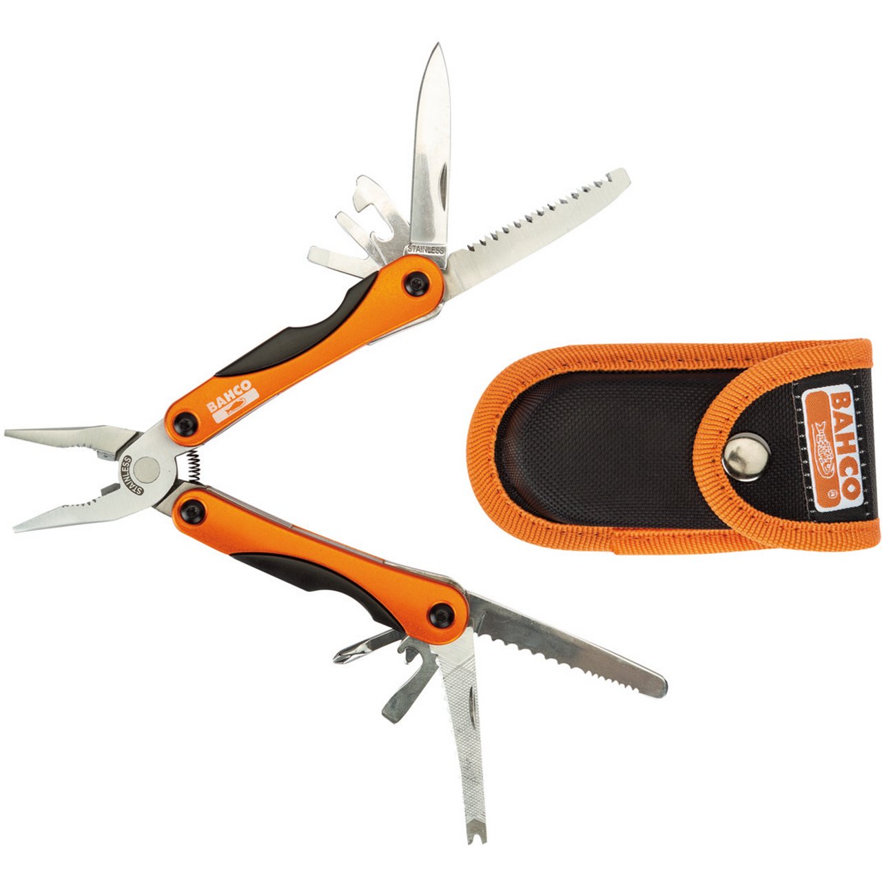 BAHCO MULTIVERKTØY+NYLONVESKE 18 DELER