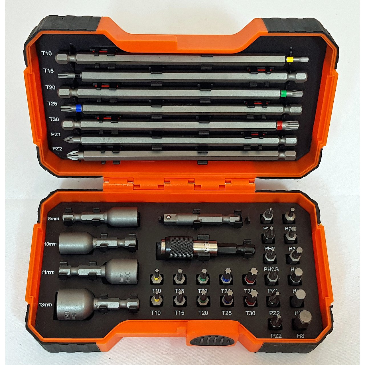 BAHCO BITS-SETT 1/4" 35D FARGEKODE BAHCO BITS-SETT 1/4" 35D FARGEKODE