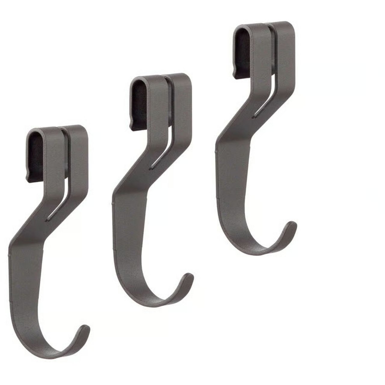 ELFA GARAGE+ UNIVERSALKROK 3/PK MATT GRÅ