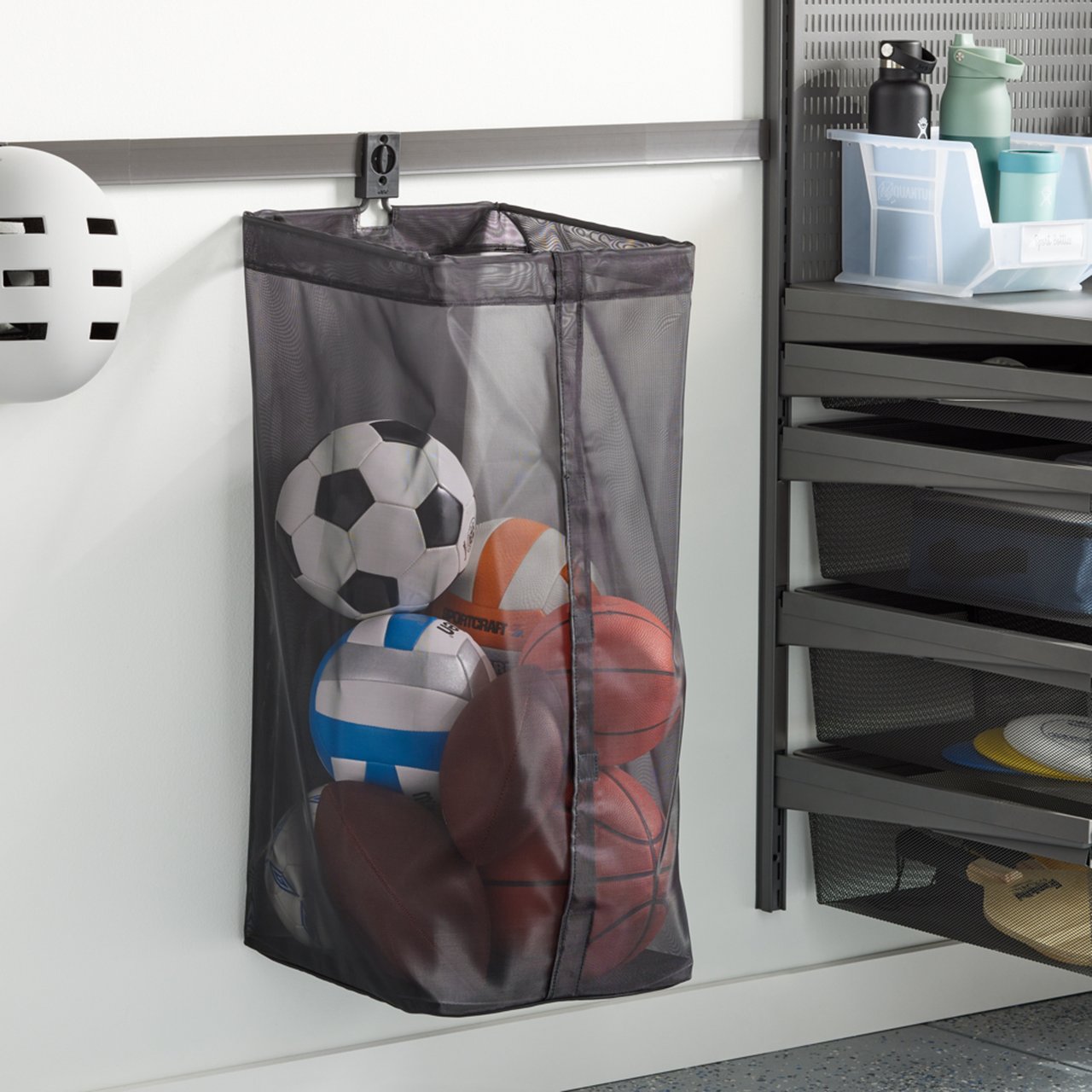 ELFA GARAGE+ OPPBEVARINGSBAG MESH MATT GRÅ