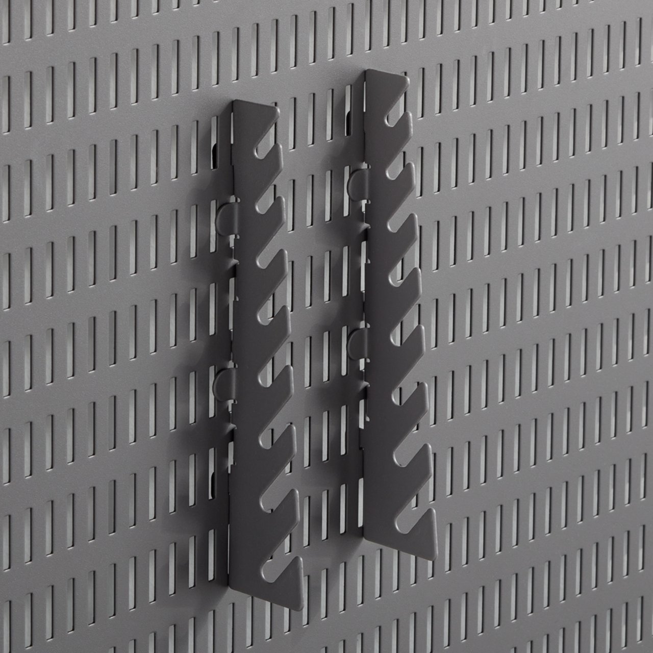 ELFA GARAGE+ HOLDER FASTNØKLER 2ST MATT GRÅ